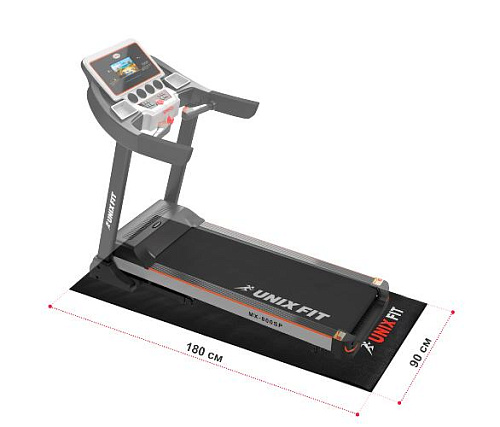 Коврик для кардиотренажёров Unix Fit 180x90x0,6 см