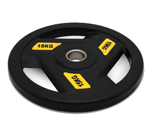 Диск обрезиненный с хватом Unix Fit PRO 15 кг, 51 мм