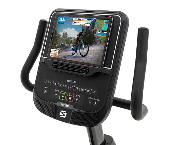 Велотренажер горизонтальный Spirit Fitness XBR25 черный фото10