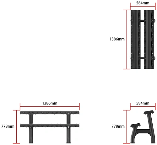 Стойка Smith Fitness Excellence RE6036 (для 6 пар)