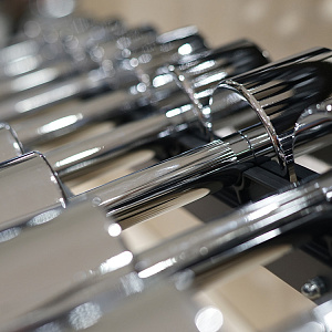 Купить Набор хромированных гантелей Technogym KAK1 в Москве