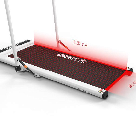 Беговая дорожка Unix Fit R-300C White фото10