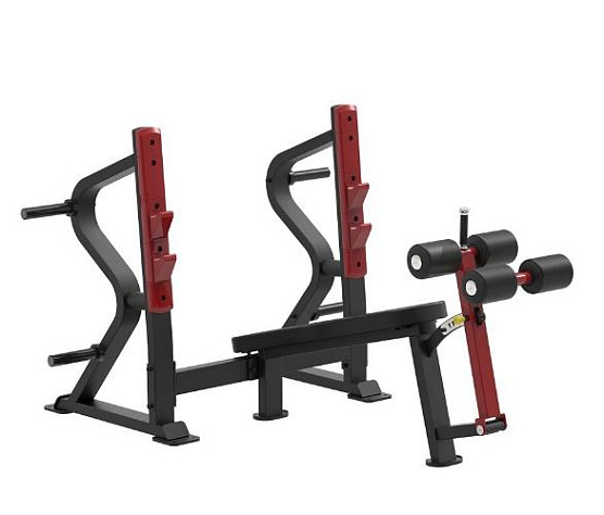 Олимпийская скамья с отрицательным наклоном для жима Aerofit Impulse SL7030 фото2