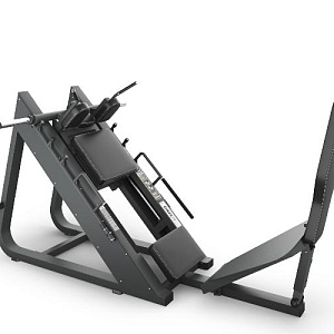 Купить Нагружаемый дисками тренажер Unix Fit PRO (UC-1662) жим ногами 45 градусов / гакк машина в Москве
