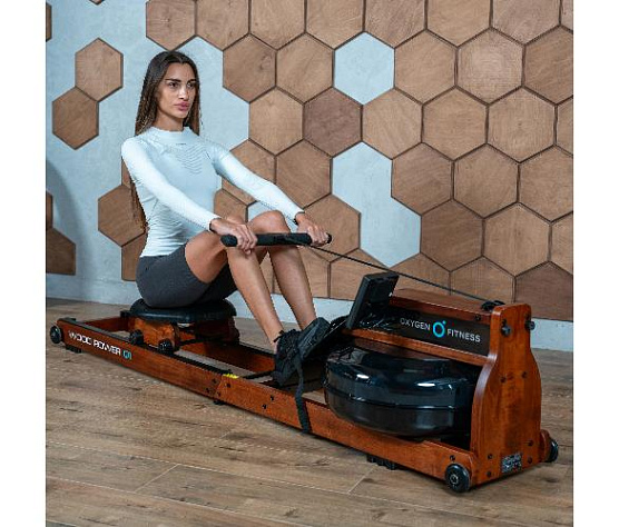 Гребной тренажер Oxygen WOOD ROWER Q1 домашний фото19