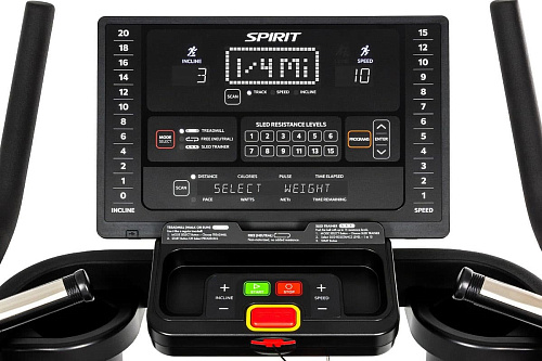 Беговая дорожка с реечным полотном Spirit Fitness CTSBS900