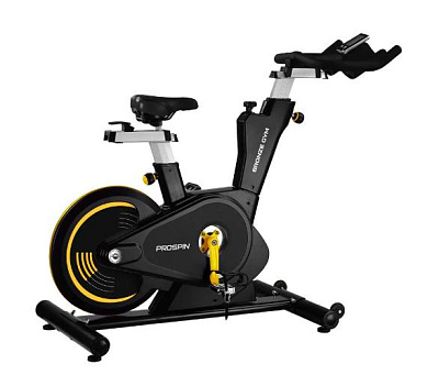Велотренажер спин-байк с консолью профессиональный Bronze Gym ProSpin