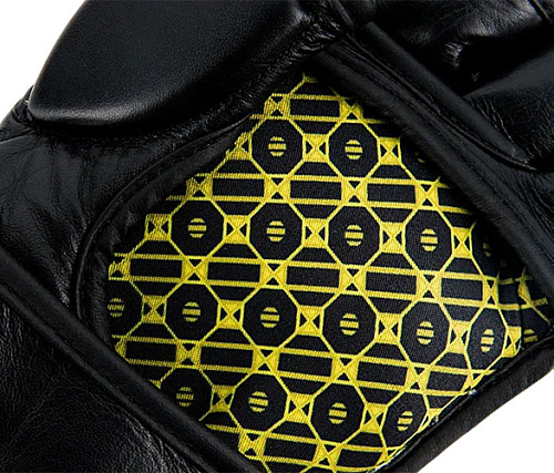 Премиальные MMA тренировочные перчатки UFC 6 унций чёрные L/XL