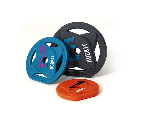 Штанга для аэробики Rockit (набор: гриф, зажимы, диски 2х(1,5+2,5+5кг)