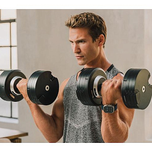 Купить Technogym Connected Dumbbells+ с регулируемым весом и подставками в Москве
