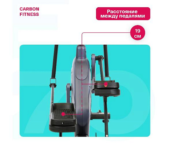 Эллиптический тренажер Carbon Fitness E70 (домашний) фото7