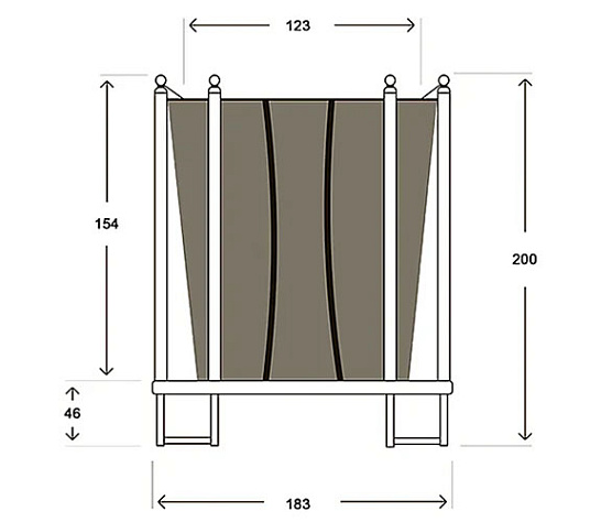 Батут Hasttings Classic Pink (1,82 м) фото1