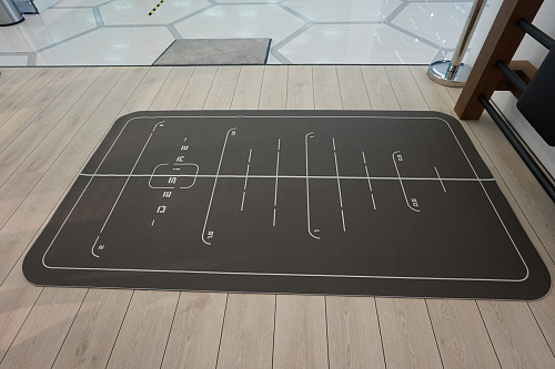 Компактный коврик с разметкой для занятий фитнесом Desire Balance Mat S