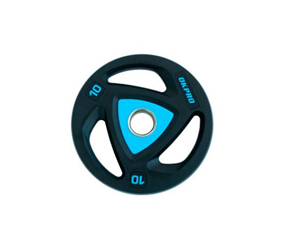 Диск олимпийский полиуретановый Original FitTools OKPRO 10 кг