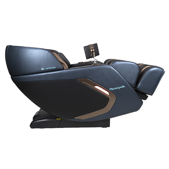 Массажное кресло Meridien Minneapolis (Brown + Dark blue) фото8