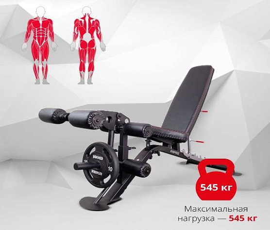 Многофункциональная регулируемая скамья Inspire SCS-WB2B фото9