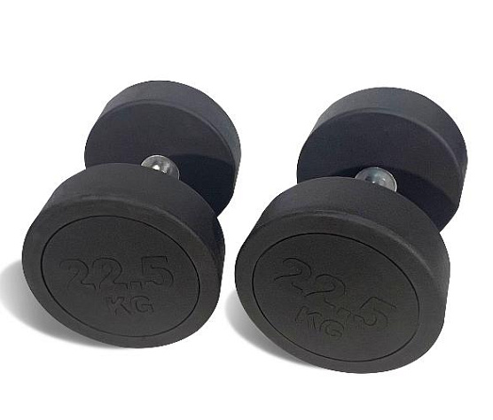 Unix Fit PRO гантель круглая обрезиненная 22,5 кг / шт.