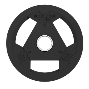 Bronze Gym Диск олимпийский обрезиненный BRONZE GYM 10 кг