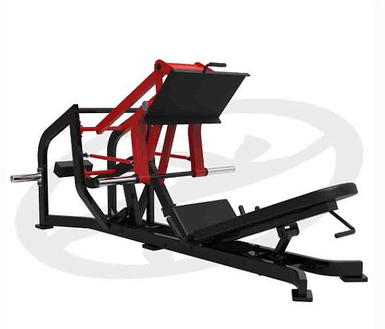 Нагружаемый дисками тренажер Oxide Fitness H022 жим ногами рычажный