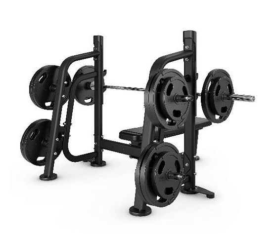 Олимпийская горизонтальная скамья Vision Fitness VST600-FW78 фото2