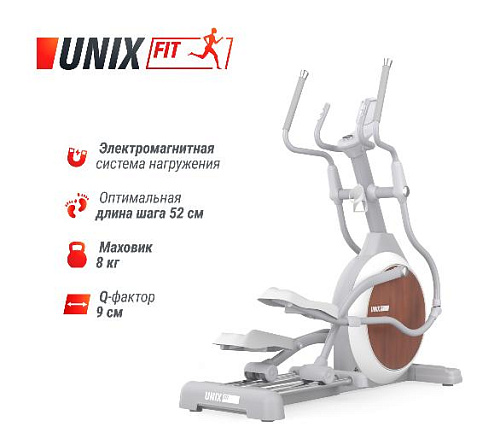Эллиптический тренажер Unix Fit MV-850 (Manual Incline, Wood)