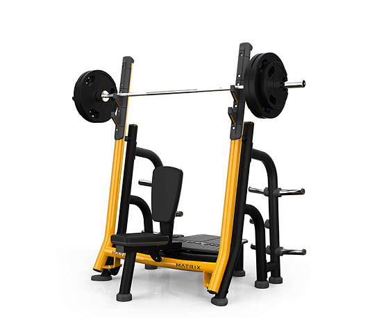 Силовой тренажер Matrix Fitness MAGNUM A645 Скамья для армейского жима с доводчиком