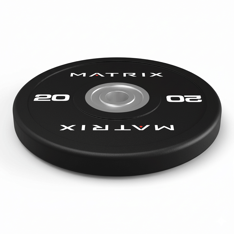 Matrix Fitness Rubber Black Bumper Plate 5 кг — фото 1