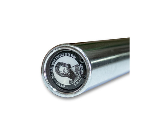 Гриф олимпийский прямой Original FitTools 86 см до 315 кг хромированный