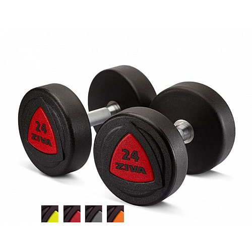 Купить Гантели уретановые Ziva ZVO-DBPU-1013-RD 14 кг в Москве