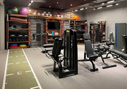 Фитнес пространство в частном доме под ключ