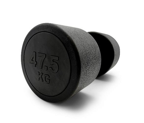 Купить Гантель круглая обрезиненная Unix Fit PRO 47,5 кг / шт. в Москве