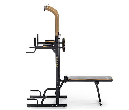 Турник 3 в 1 со скамьей Oxygen ELGON