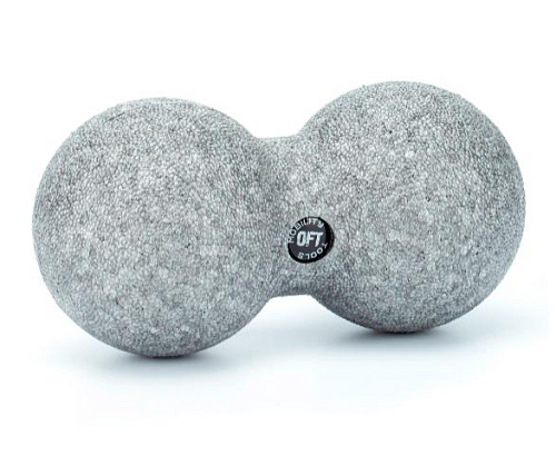 Купить Шар массажный сдвоенный Original FitTools 16 х 8 см серый в Москве