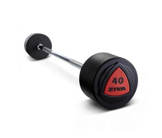 Набор уретановых штанг Ziva ZVO-BSPU-1102-RD 25–45 кг (5 шт)