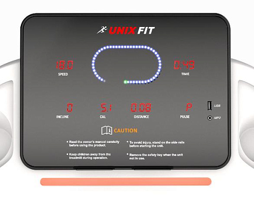 Беговая дорожка Unix Fit ST-630R White