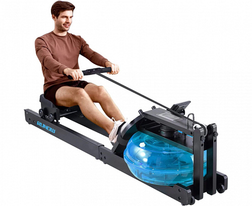 Купить Гребной тренажер DFC Runow Black Wood в Москве