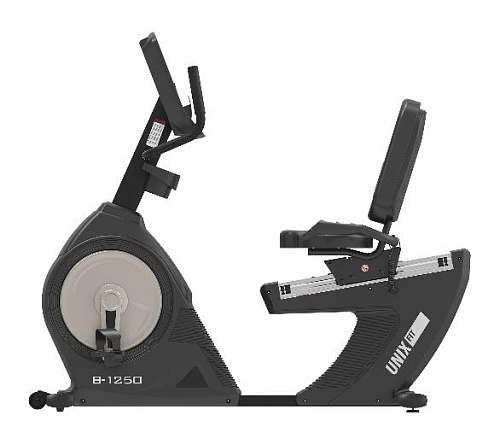 Велотренажер горизонтальный Unix Fit B-1250 PRO (7 LCD)