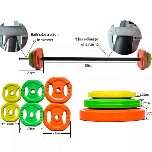Купить Original FitTools Памп-штанга 20 кг OKPRO в Москве