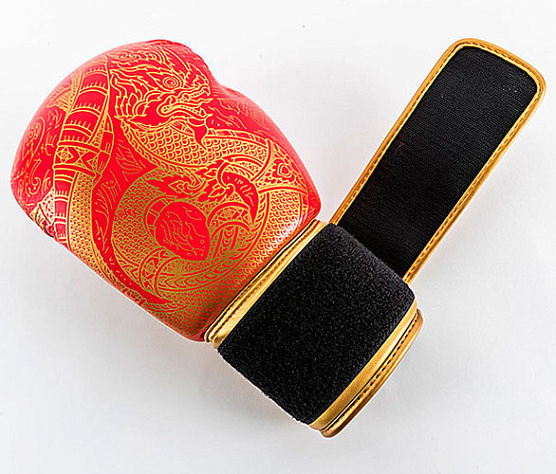 Перчатки для бокса UFC PRO Thai Naga 12 Oz красные фото13