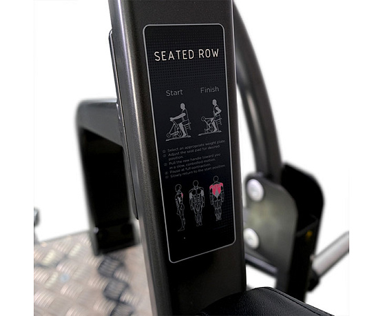 Гребная тяга на свободных весах Anyfit T04 фото14