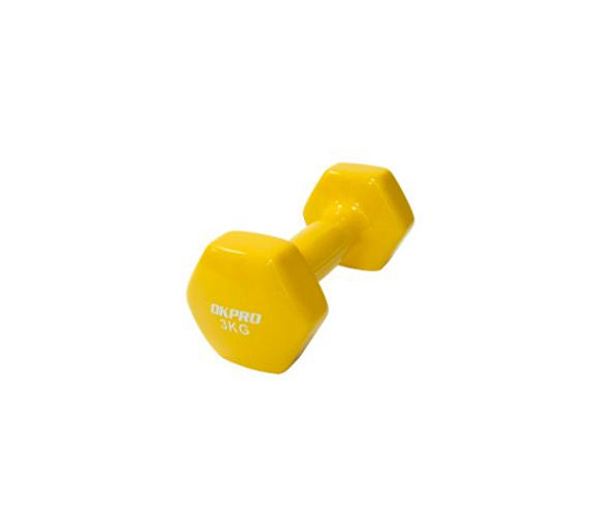 Original FitTools Гантель виниловая 3 кг для групповых программ