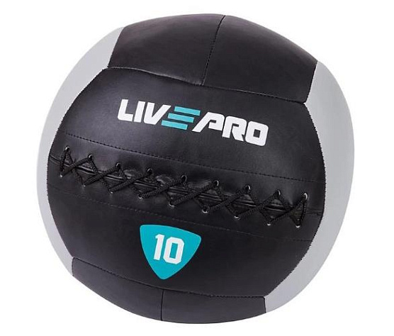 Livepro Мяч набивной утяжеленный Wall Ball LP8100-10KG