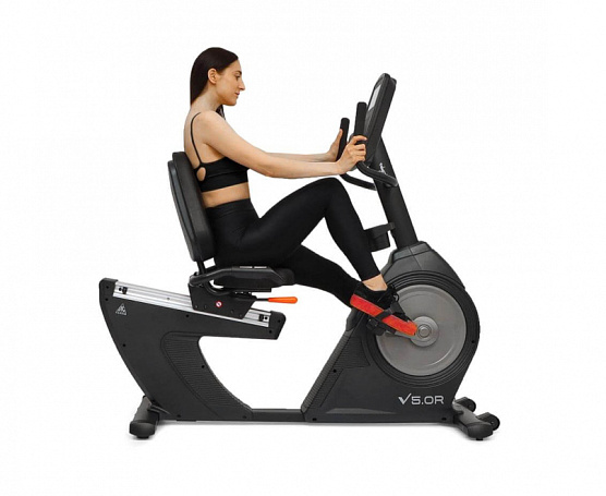 Горизонтальный велотренажер DFC B5500R фото5