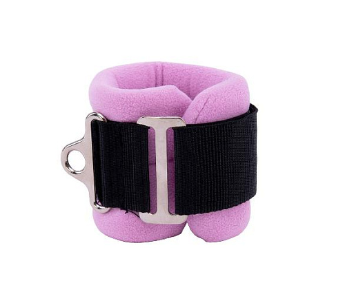 Ремень для тренировки мышц бедра и ягодиц регулируемый Original FitTools (F0-кольцо) фиолетовый