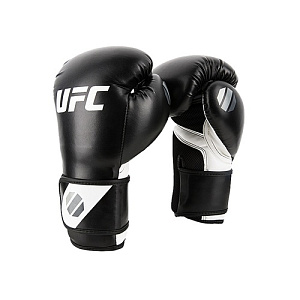 UFC Pro Fitness Перчатки тренировочные для спарринга черные - 12 Oz