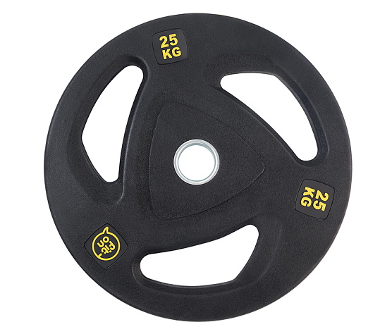 Диск обрезиненный Fiton черный 25 кг