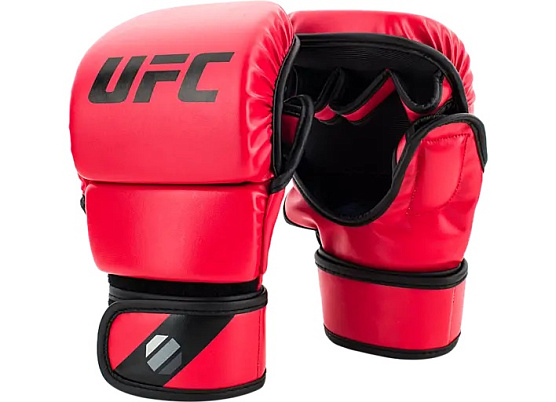 UFC Перчатки MMA для спарринга 8 унций красные S/M