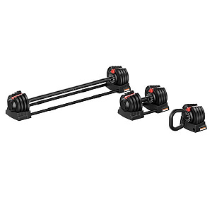 Купить Hyfit Набор регулируемый штанга+гантель+гиря 18 кг в Москве