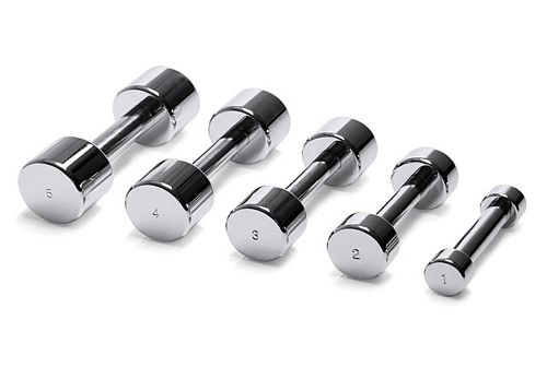 Купить Набор хромированных гантелей Technogym KAK1 в Москве