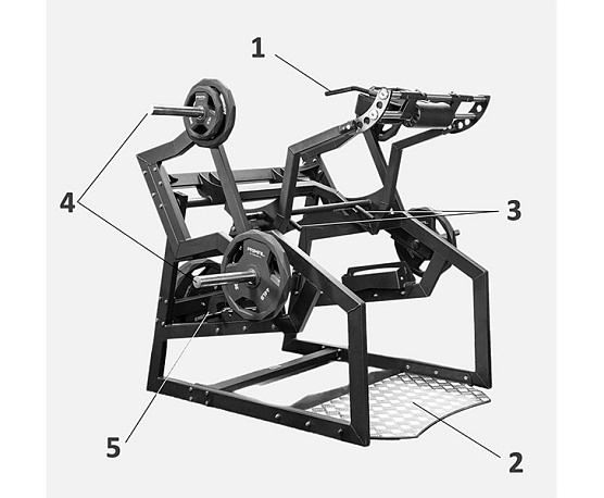 Силовые приседания Primal PSSS0408